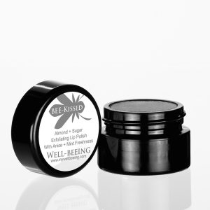 Bee-Kissed Exfoliating Almond Lip Polish With Anise and Mint. 